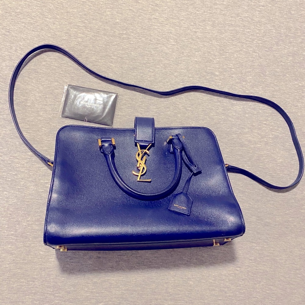 YVES SAINT LAURENT Saint Laurent Calfskin Leather